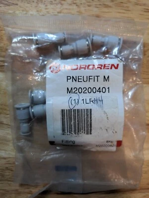 7 x Unión recta reductora Norgren: PBT Push-to-Connect 1/4 x 1/8 tubo OD Foto 1 de 4