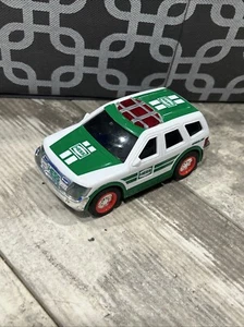 Rare Hess Green White Emergency SUV Plastic Toy Vehicle 2012 - Tested / Working - Picture 1 of 8