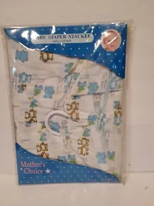 Vintage Baby Diaper Stacker Mother's Choice Teddy Bears NIP New Old Stock - Picture 1 of 8