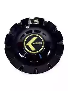 Kraze Wheels 142 Scrilla Gloss Black Center Cap C1012612295F-3 - Picture 1 of 3