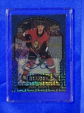 2020-21 Upper Deck Allure Blue Line /35 Josh Norris #78 Rookie Auto RC