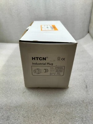 HTCN HTN0351 INDUSTRIAL PLUG 63A-6H 3P N E IP67 - Image 1 of 4