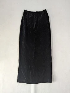 Maxi falda vintage After Five de Julie Duroche terciopelo talla 10 Phoebecore - Imagen 1 de 13
