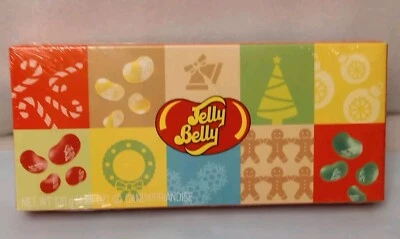 Jelly Belly  Beans 4.25 oz - 10 Flavors Christmas Gift Box Sealed - Image 1 of 4