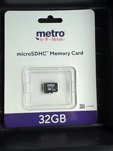 Pack de 5 cartes mémoire micro SDHC 32 Go Metro par T-Mobile mémoire supplémentaire Android - Photo 1 sur 2