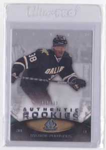 2010-11 UD SP GAME-USED AUTHENTIC ROOKIES /699 MAXIME FORTUNUS #111 DALLAS STARS - Picture 1 of 2
