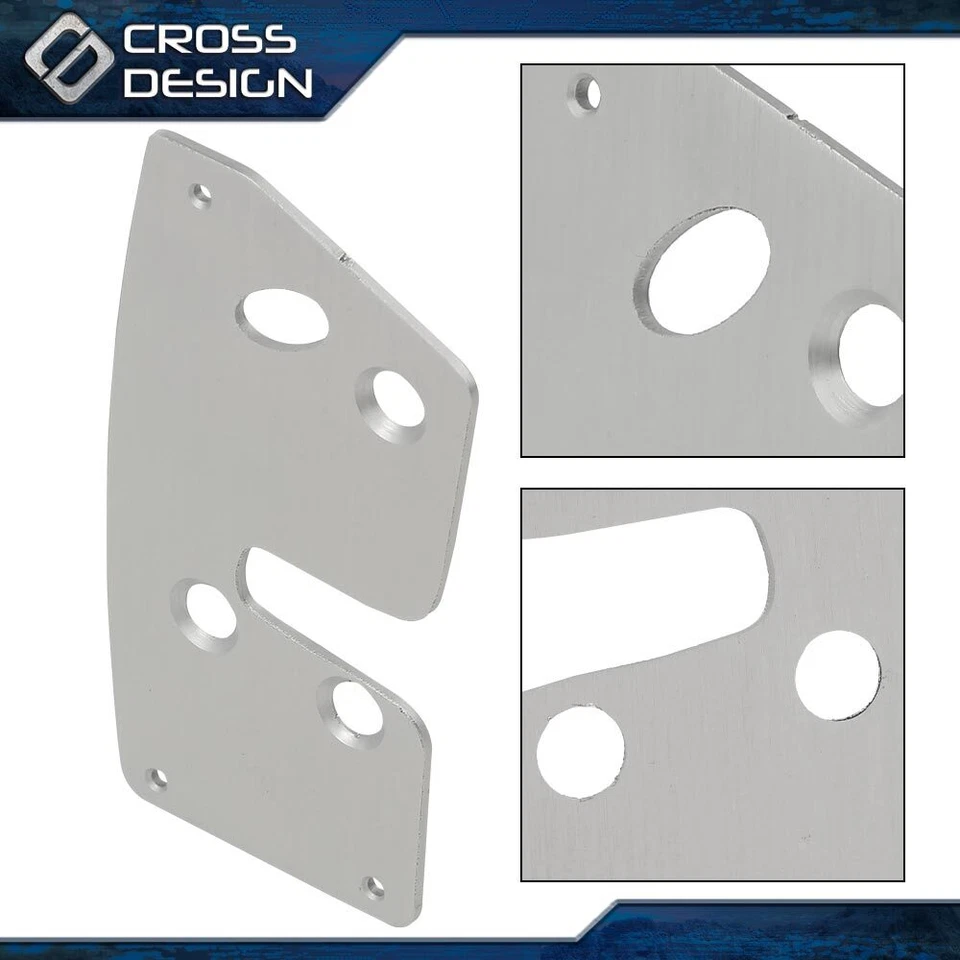 Placa de refuerzo de reparación de pestillo de puerta del conductor Jeep Grand Cherokee apta para 93-98 Foto 1 de 4