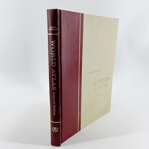 1968 Rand Mcnally World Atlas Imperial Edition Illustrated Hardback Vintage Book - Foto 1 di 10