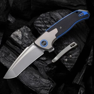 WE KNIFE PRESS CHECK FLIPPER KNIFE TIANTIUM & G10 CPM-20CV STAINLESS WE20078A-2 - Picture 1 of 8