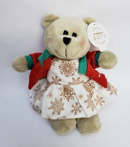 Peluche Starbucks Bearista Collection 136ª Edición Holiday Girl Bearis 2017 Nuevo - Imagen 1 de 8
