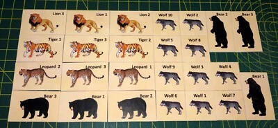 Gladiator expansion, Gladiators vs Beasts, Avalon Hill, 25 counters + rules - Image 1 of 4