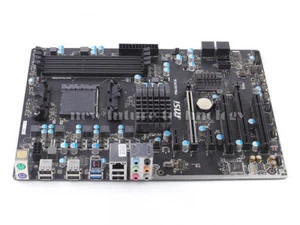 MSI AMD 970 Motherboard 970A-G43 PLUS Socket AM3/AM3+, DDR3 ATX USB3.0 - Picture 1 of 4