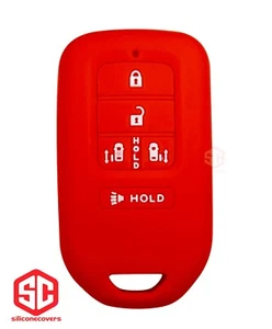1x New KeyFob Remote Silicone Cover Fit / For Select Honda Vehicles - Picture 1 of 2