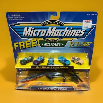 1998 Galoob Micro Machines Military #4 MASH Team FREE 5 Cars NIP # 65130 - Image 1 of 2