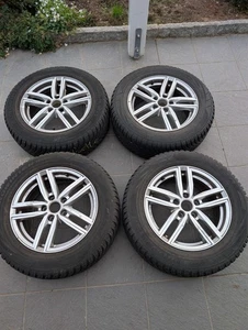 Winterkomplettradsatz Alu. VW  KBA 50233 6,5Jx16H2 ET41 LK5X112 215/60R16 99H - Bild 1 von 17
