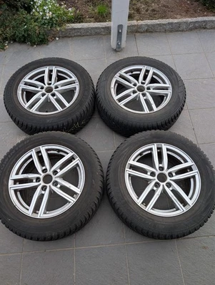 Winterkomplettradsatz Alu. VW  KBA 50233 6,5Jx16H2 ET41 LK5X112 215/60R16 99H - Bild 1 von 4