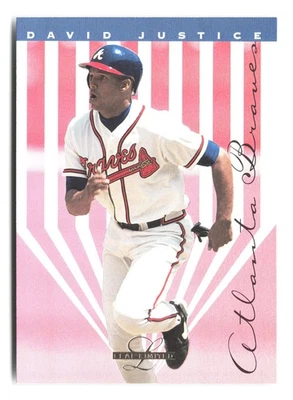 1995 Leaf Limited #95 David Justice - Image 1 of 2