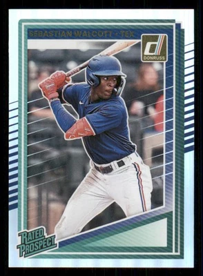 2025 Donruss Holo #103 Sebastian Walcott - Image 1 of 2