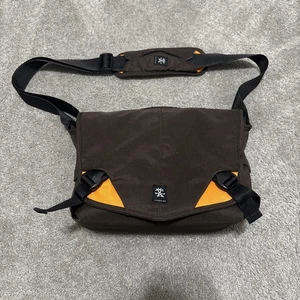 CRUMPLER The Five Million Dollar Home Camera Gadget Shoulder Bag Brown/Orange - Picture 1 of 6