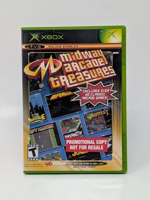 Midway Arcade Treasures -Not For Resale (Microsoft Xbox, 2003) - CIB W/ Reg Card - Image 1 of 3