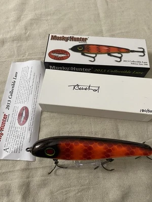 Señuelo coleccionable Phantom Musky 2013 revista Musky Hunter 180 de 500 Foto 1 de 4