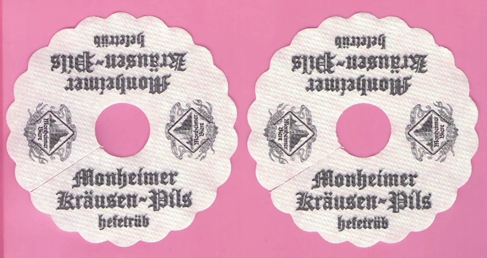 Pilsdeckchen Tropfdeckchen Monheimer am Rhein  2x - Bild 1 von 1