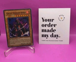 Yu-Gi-Oh! Great Shogun Shien #STON-EN013 1st Edition Light Play - Picture 1 of 10