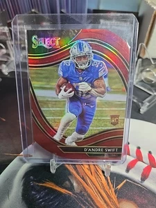 Select D'Andre Swift 2020 novato nivel de campo troquelado Borgoña Prizm Bears Lions - Imagen 1 de 2