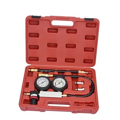Тестер утечки цилиндров, тестер сжатия автомобильный - цилиндр двигателя двойной  - Изображение 1 из 4