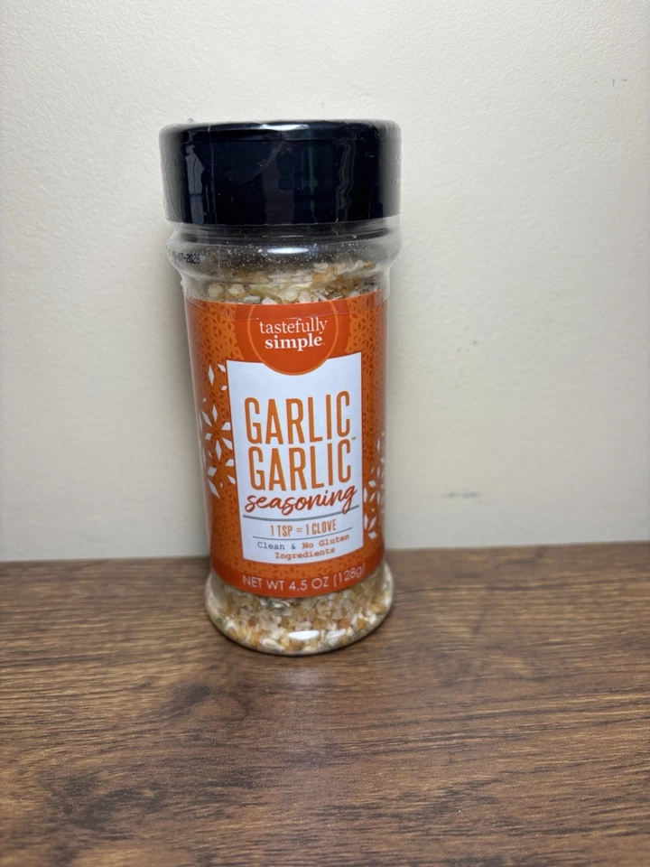 Tastefully Simple Garlic Garlic Seasoning, 4.5 Ounce New sealed - Image 1 of 1