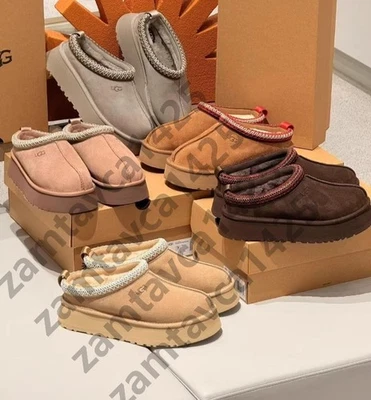 Zapatillas U G G Para Mujer Tazz II Zapatos Cálidos Invierno Plataforma Zapatos🔎/ Foto 1 de 2