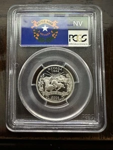 2006-S SILVER Proof Nevada Statehood Quarter PCGS PR69 DCAM (FLAG LABEL) - Picture 1 of 4