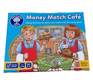 Orchard Toys Money Match Café Maths Educational Game Age 5-8 2-4 players vgc - Picture 1 of 10
