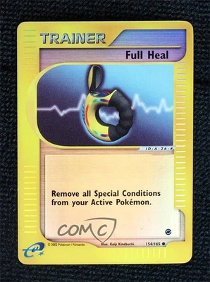 Full Heal Reverse Foil Pokemon e-Card Series Expedition #154 2002 - Image 1 of 3