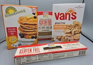 Gluten Free Food (Lot Of Pancakes Pasta Crackers) NIB - Picture 1 of 8