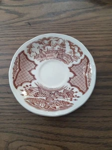  "Fair Winds" small Plates Alfred Meakin Staffordshire En 5 1/2 Inch Saucer - Picture 1 of 7