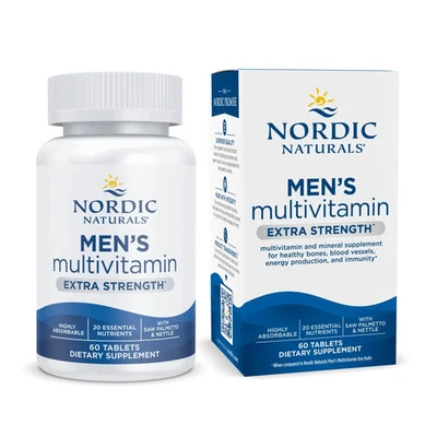Nordic Naturals Multivitamínico Hombre Extra Fuerza, Sin Sabor - 60 Comprimidos Foto 1 de 4
