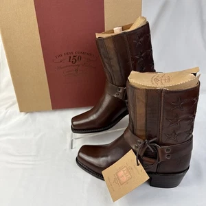 Stivali Americana Frye 150th Anniversary Harness da donna nuovi con scatola taglia 7M - Foto 1 di 24