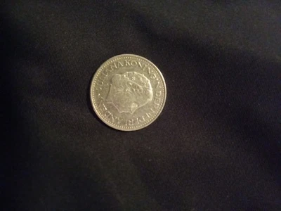 Moneda de 1 G Países Bajos 1971 Nederland - Juliana Koningin error troquel agrietado  Foto 1 de 2