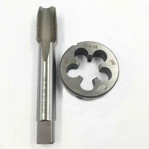 3/4 -16 TPI Tap And Die Set HSS Right Hand Thread 3/4-16 UNF Tap 3/4-16 UNF Die - Picture 1 of 12