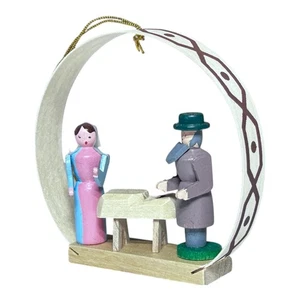 Richard Glasser Deutscher Holz Krippenbogen Christbaumschmuck 13382 - Bild 1 von 5