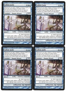 Callow Jushi x4 6/10 MP+ Magic M:tG Betrayers of Kamigawa UBOKCJ-01 - Picture 1 of 1