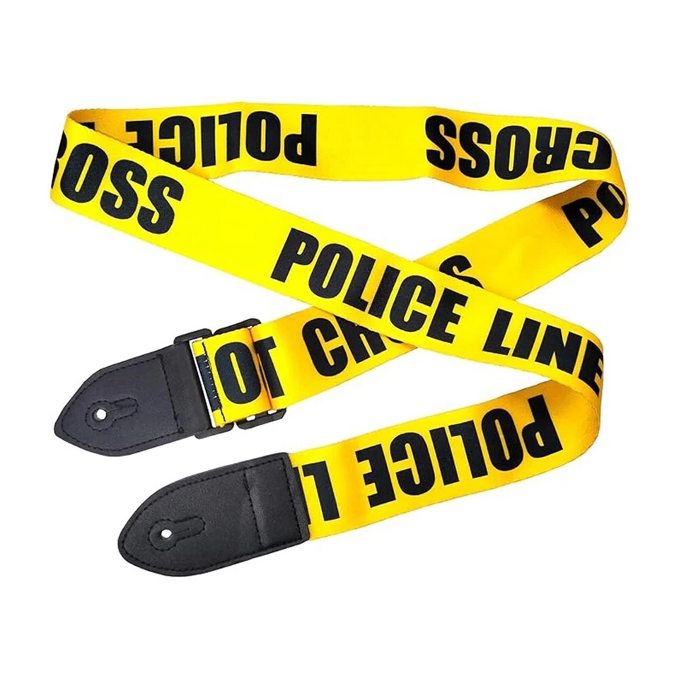 Correa compacta de larga duración impresa de poliéster sin golpes para guitarra eléctrica folk Foto 1 de 4