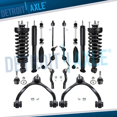 Kit de brazo de control superior de amortiguador trasero de puntal delantero de 18 piezas para Lincoln Town Car 2003-2011 Foto 1 de 4