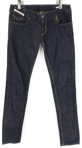 Diesel Matic 008AA Stretch Jeans Damen W31/L34 Straight Fit Zip Fly Dunkelblau - Bild 1 von 11