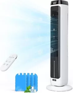 JRD 3-IN-1 Evaporative Air Cooler, 41" Portable Air Cooler with 3 Speeds, 5 - Picture 1 of 6