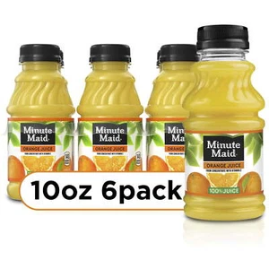 6 Bottles Minute Maid Orange Fruit Juice Drink, 10 fl oz, Vitamin-C - Picture 1 of 9