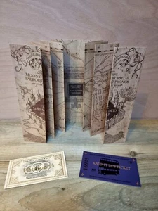 Mapa del Merodeador de Harry Potter + Plataforma Hogwarts 9 3⁄4 + Billetes de Autobús Caballero Reino Unido - Imagen 1 de 14