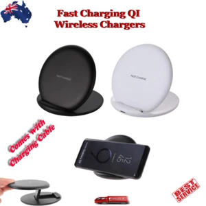 Wireless Charger Qi Fast Charge Stand Convertible Foldable iPhone Samsung others - Picture 1 of 12