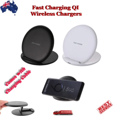 Wireless Charger Qi Fast Charge Stand Convertible Foldable iPhone Samsung others - Image 1 of 4